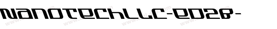 NanotechLlc-ed2B字体转换