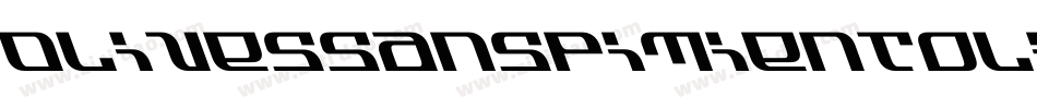 Olivessanspimientolight-ZX2B字体转换