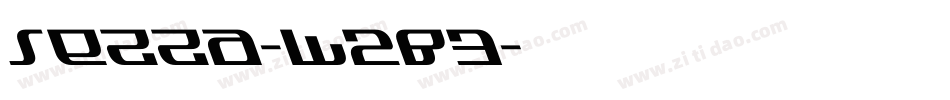 Sezza-w2B3字体转换