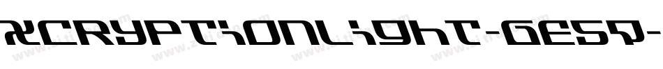 XCryptionLight-GE5q字体转换