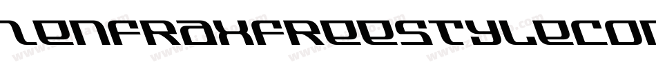 Zenfraxfreestylecondensed-rr2B字体转换