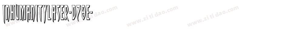 InhumanityLaser-dz8E字体转换