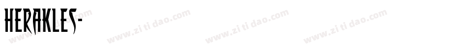 Herakles字体转换