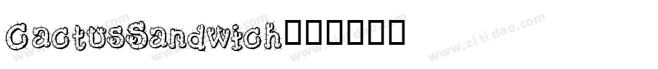 CactusSandwich字体转换