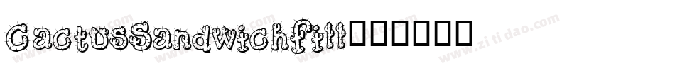 CactusSandwichFill字体转换