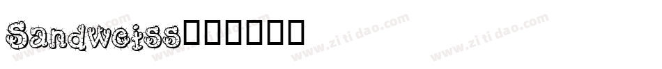 Sandweiss字体转换