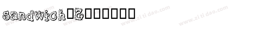 sandwich-2字体转换