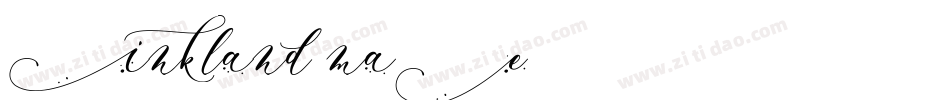 Inkland-maE2字体转换