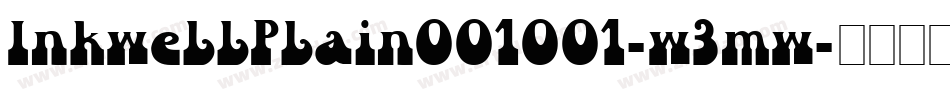 InkwellPlain001001-w3mw字体转换