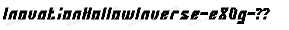 InovationHollowInverse-e8Og字体转换