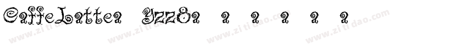 CaffeLatte-Yzz8字体转换