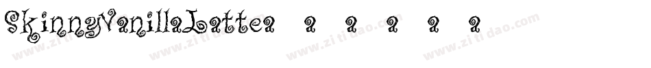 SkinnyVanillaLatte字体转换
