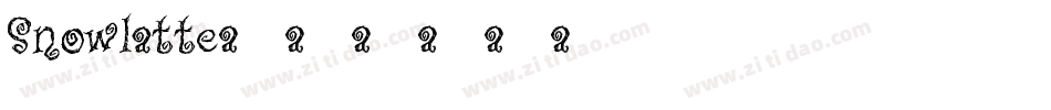 Snowlatte字体转换