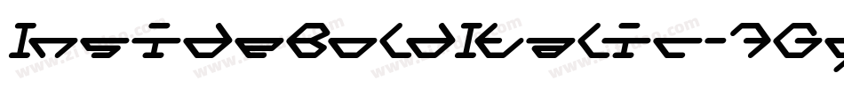 InsideBoldItalic-7GqR字体转换
