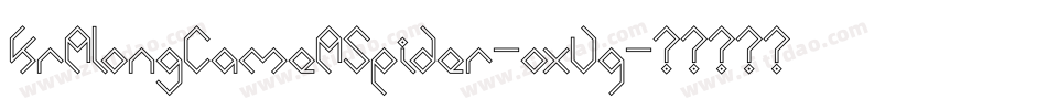 KrAlongCameASpider-oxVq字体转换