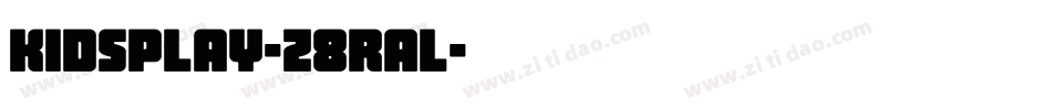 KidsPlay-z8ral字体转换