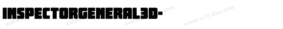 inspectorgeneral3d字体转换