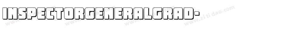 inspectorgeneralgrad字体转换