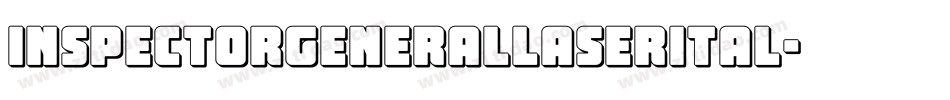 inspectorgenerallaserital字体转换