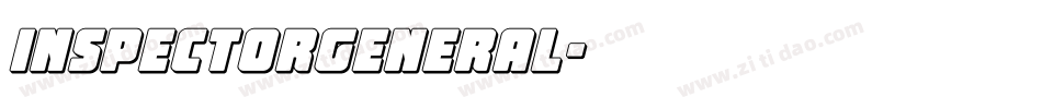 inspectorgeneral字体转换