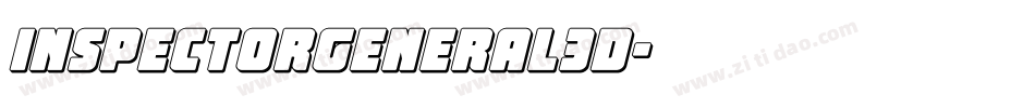 inspectorgeneral3d字体转换