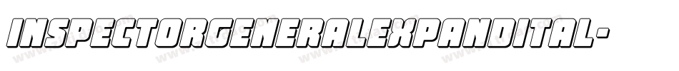 inspectorgeneralexpandital字体转换
