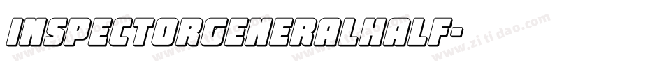 inspectorgeneralhalf字体转换