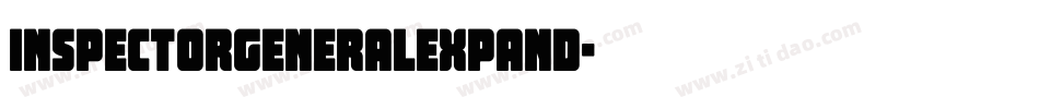 inspectorgeneralexpand字体转换