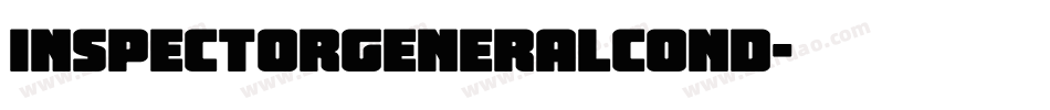 inspectorgeneralcond字体转换