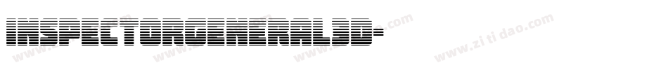 inspectorgeneral3d字体转换