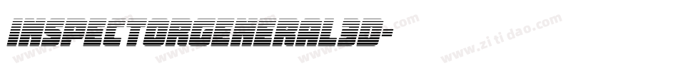 inspectorgeneral3d字体转换