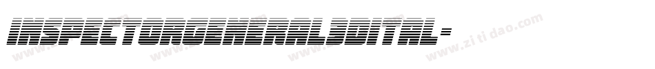 inspectorgeneral3dital字体转换