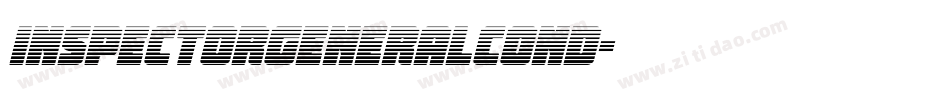 inspectorgeneralcond字体转换