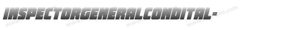 inspectorgeneralcondital字体转换
