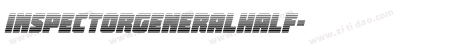 inspectorgeneralhalf字体转换