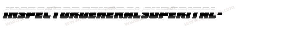 inspectorgeneralsuperital字体转换