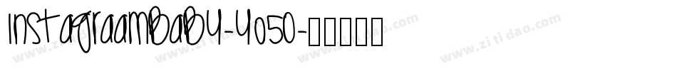 Instagraambaby-Y05o字体转换