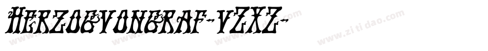 Herzogvongraf-vZXZ字体转换