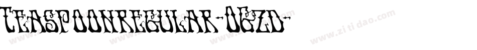 Teaspoonregular-OGzd字体转换