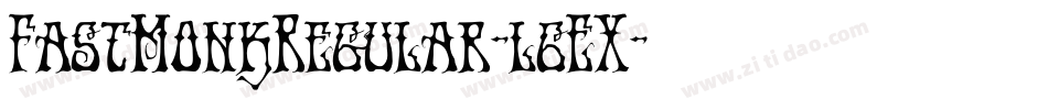 FastMonkRegular-l6EX字体转换