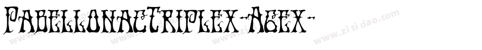 PabellonacTriplex-A6ex字体转换