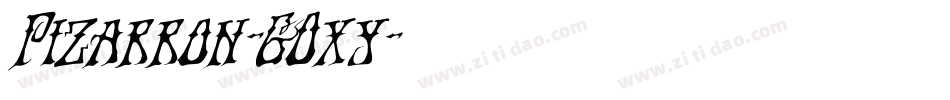 Pizarron-GOxy字体转换