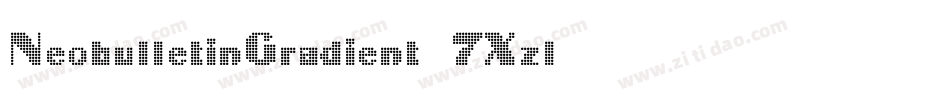 NeobulletinGradient-7Xzl字体转换