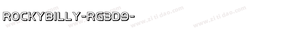 Rockybilly-rg3D9字体转换 Rockybilly-rg3D9字体转换