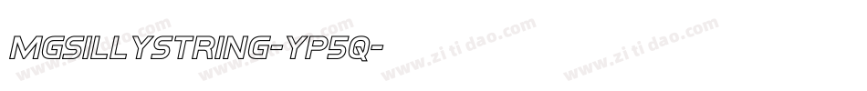 Mgsillystring-yp5q字体转换