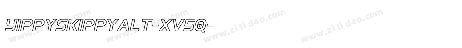 YippySkippyAlt-xv5q字体转换