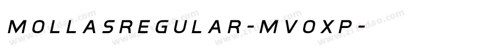MollasRegular-MVOXp字体转换
