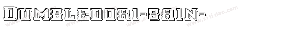 Dumbledor1-8a1n字体转换