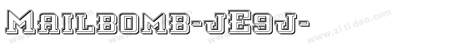 Mailbomb-jE9j字体转换