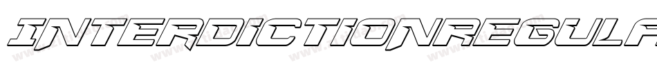 InterdictionRegular-130Z字体转换
